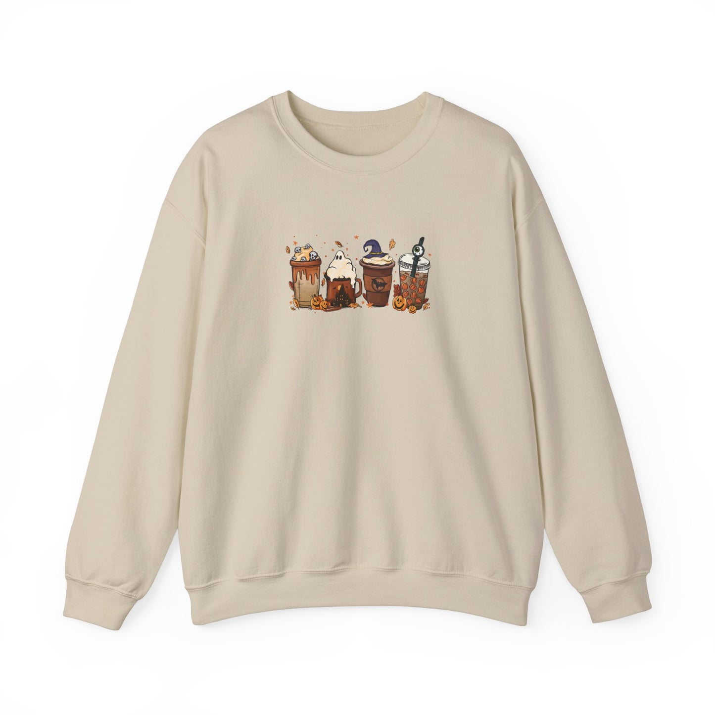 Spooky Coffee Halloween Sweatshirt – Perfect for Fall