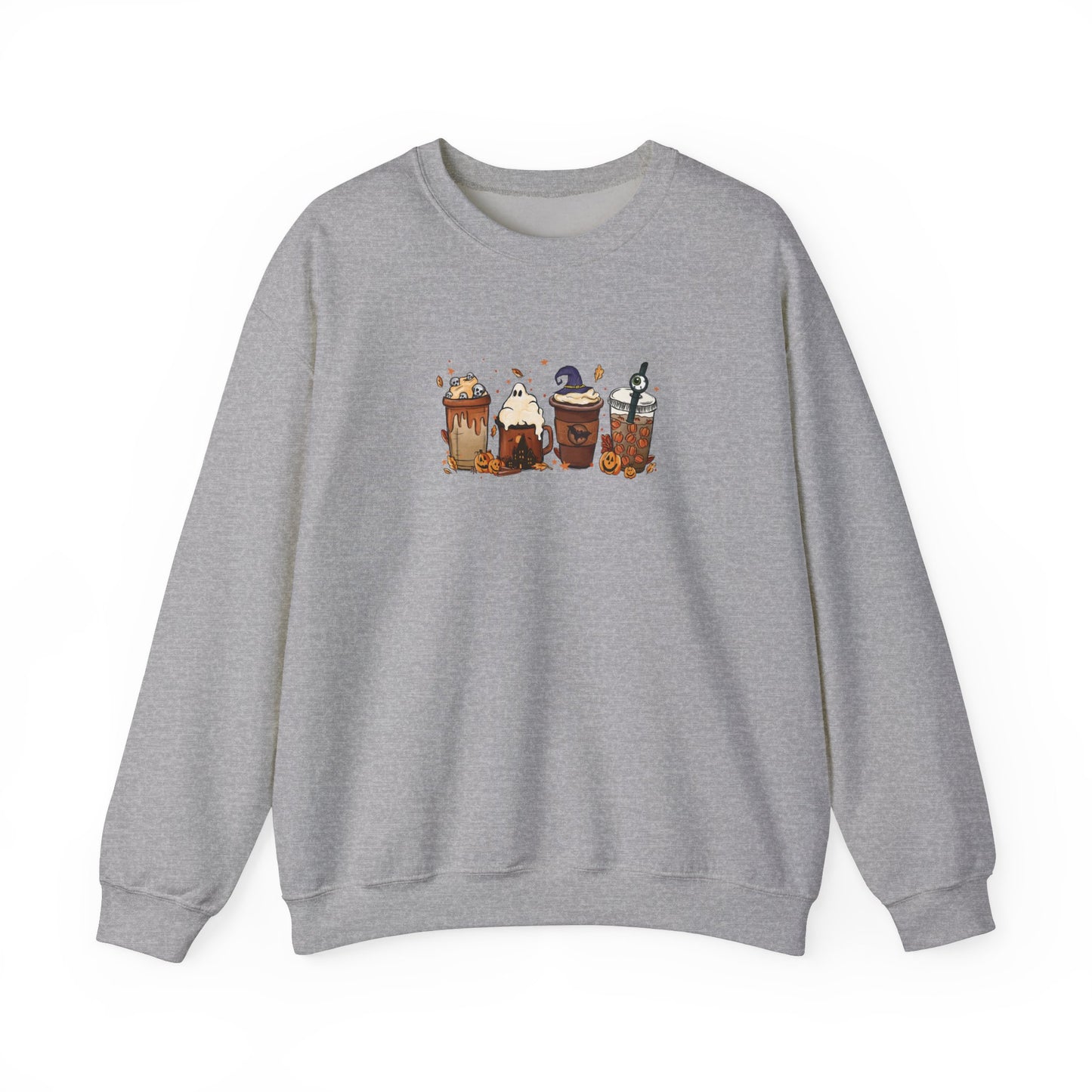 Spooky Coffee Halloween Sweatshirt – Perfect for Fall