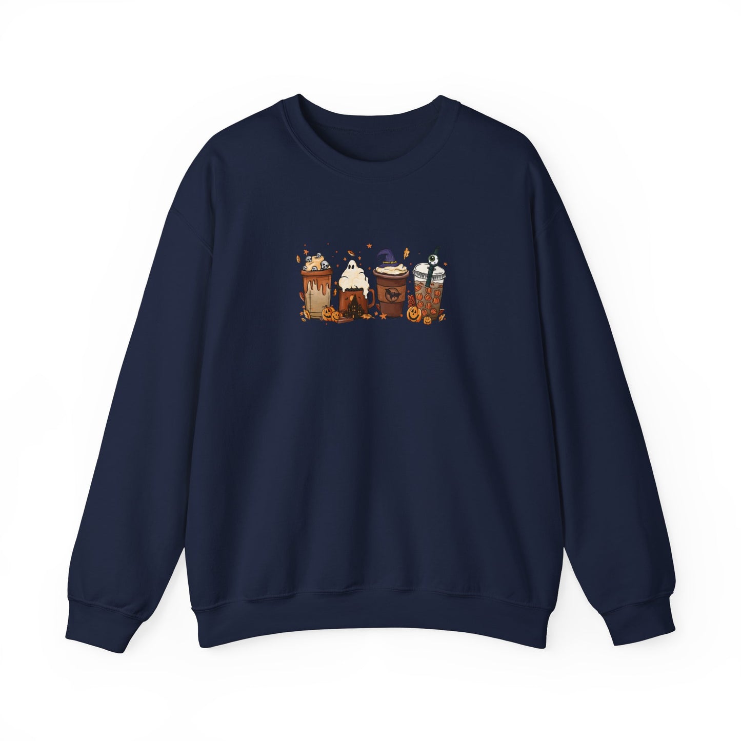 Spooky Coffee Halloween Sweatshirt – Perfect for Fall