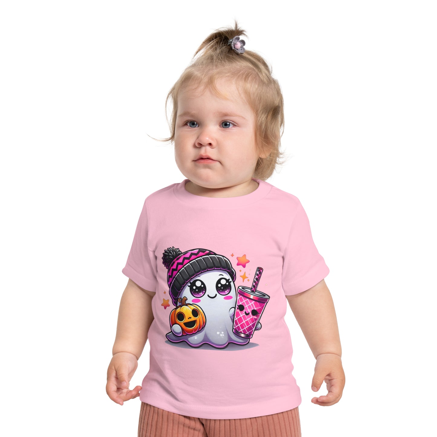 Adorable Halloween Ghost Baby T-Shirt: Perfect for Your Little Trick-or-Treater