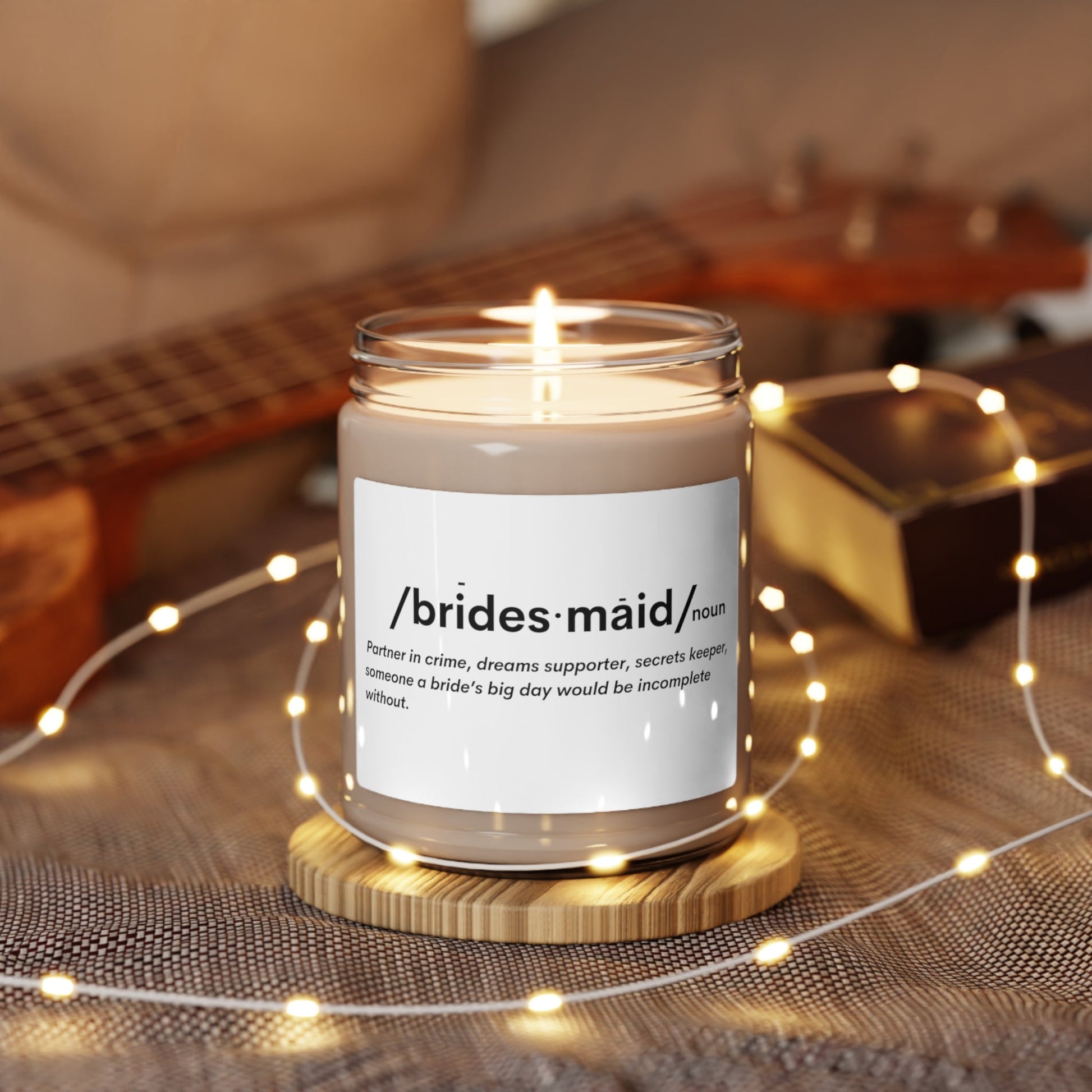 Get trendy with Bridesmaid Definition Candle - Home Decor available at Good Gift Company. Grab yours for $21 today!