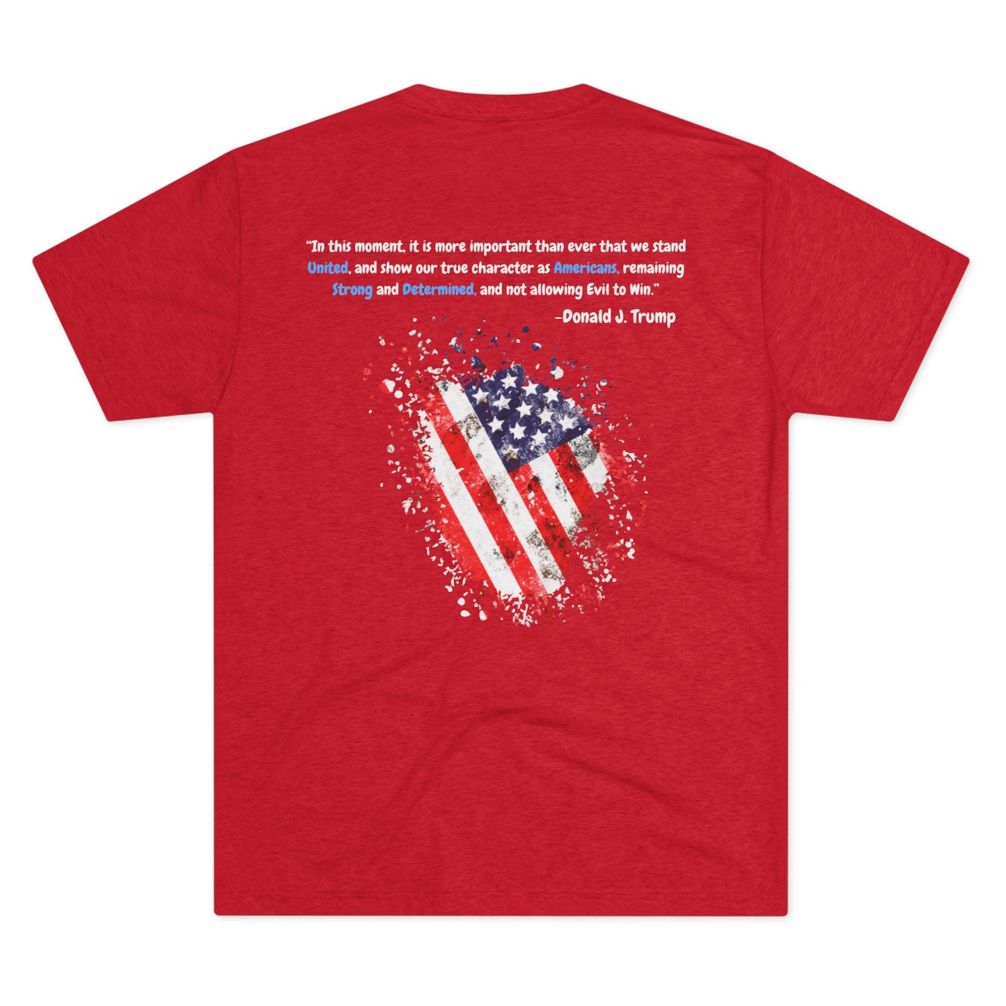 Get trendy with High-Quality "Make America Great Again" T-Shirt with Trump's Inspiring Quote (White text on dark fabric version) - T-Shirt available at Good Gift Company. Grab yours for $24.99 today!