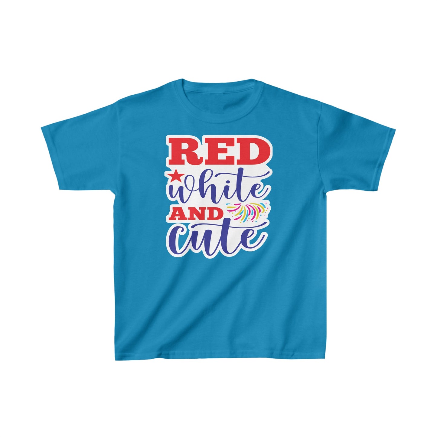 Get trendy with Red White and Cute Kids Heavy Cotton™ Tee - Kids clothes available at Good Gift Company. Grab yours for $10.78 today!