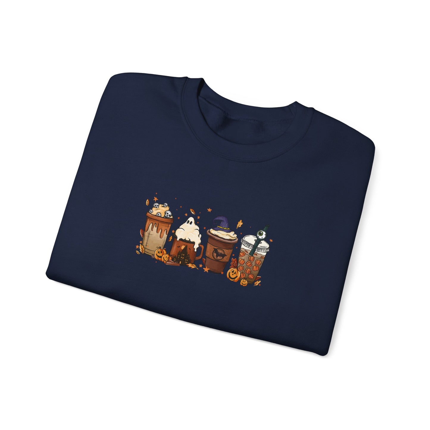 Spooky Coffee Halloween Sweatshirt – Perfect for Fall