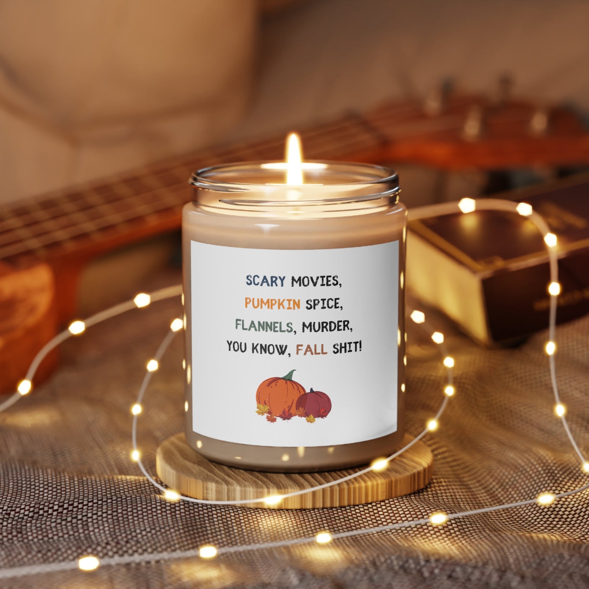 Get trendy with Fall things Scented Candle, 9oz - Home Decor available at Good Gift Company. Grab yours for $18.65 today!