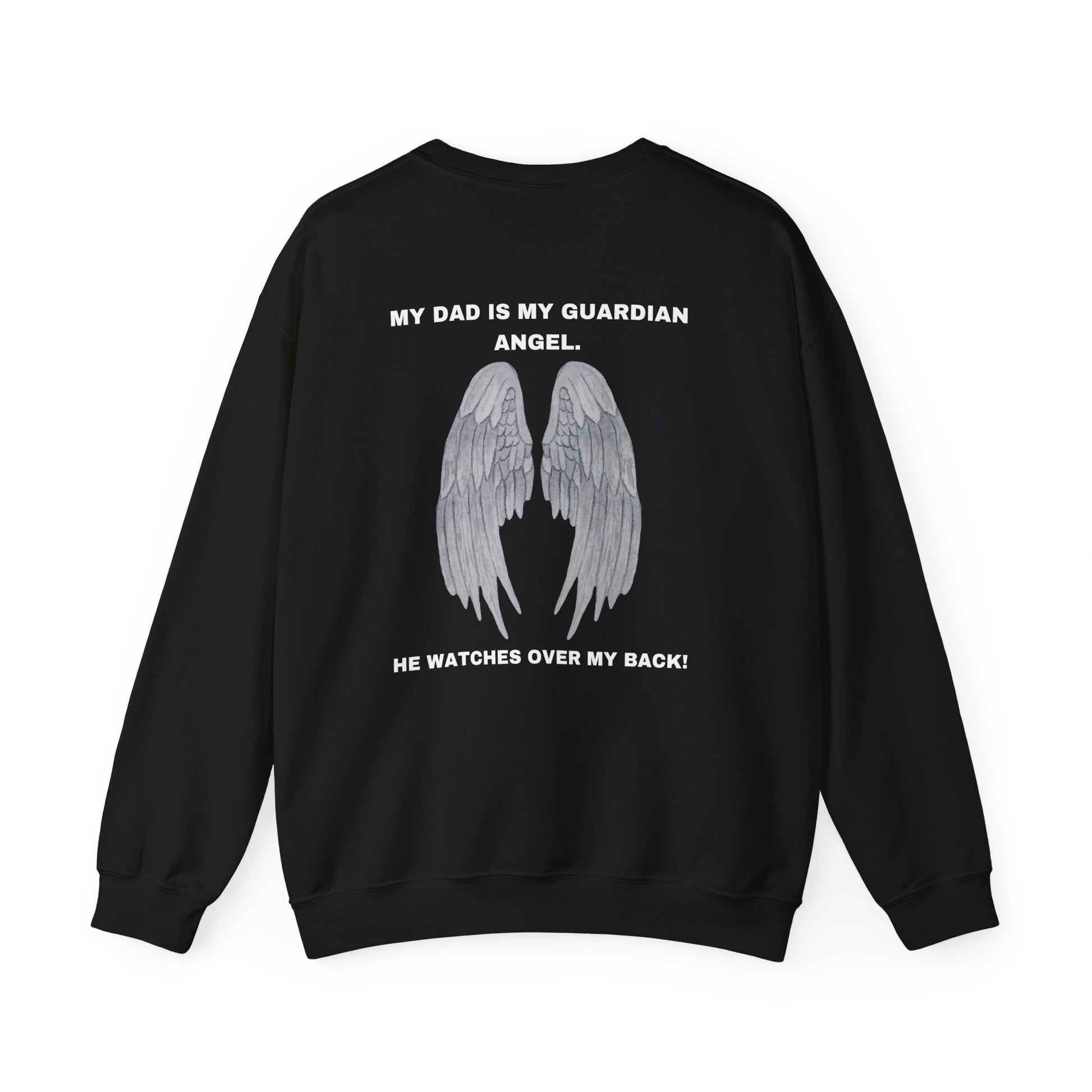 Get trendy with My Dad Is my guardian Angel Unisex Heavy Blend™ Crewneck Sweatshirt - Sweatshirt available at Good Gift Company. Grab yours for $32 today!