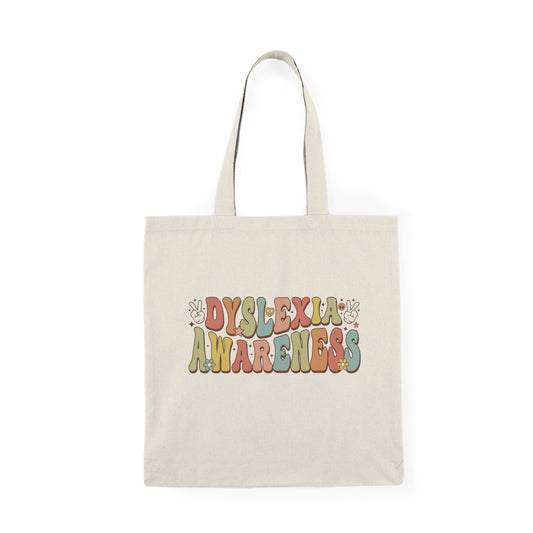 Dys| Dyslexia Awareness Natural Tote Bag