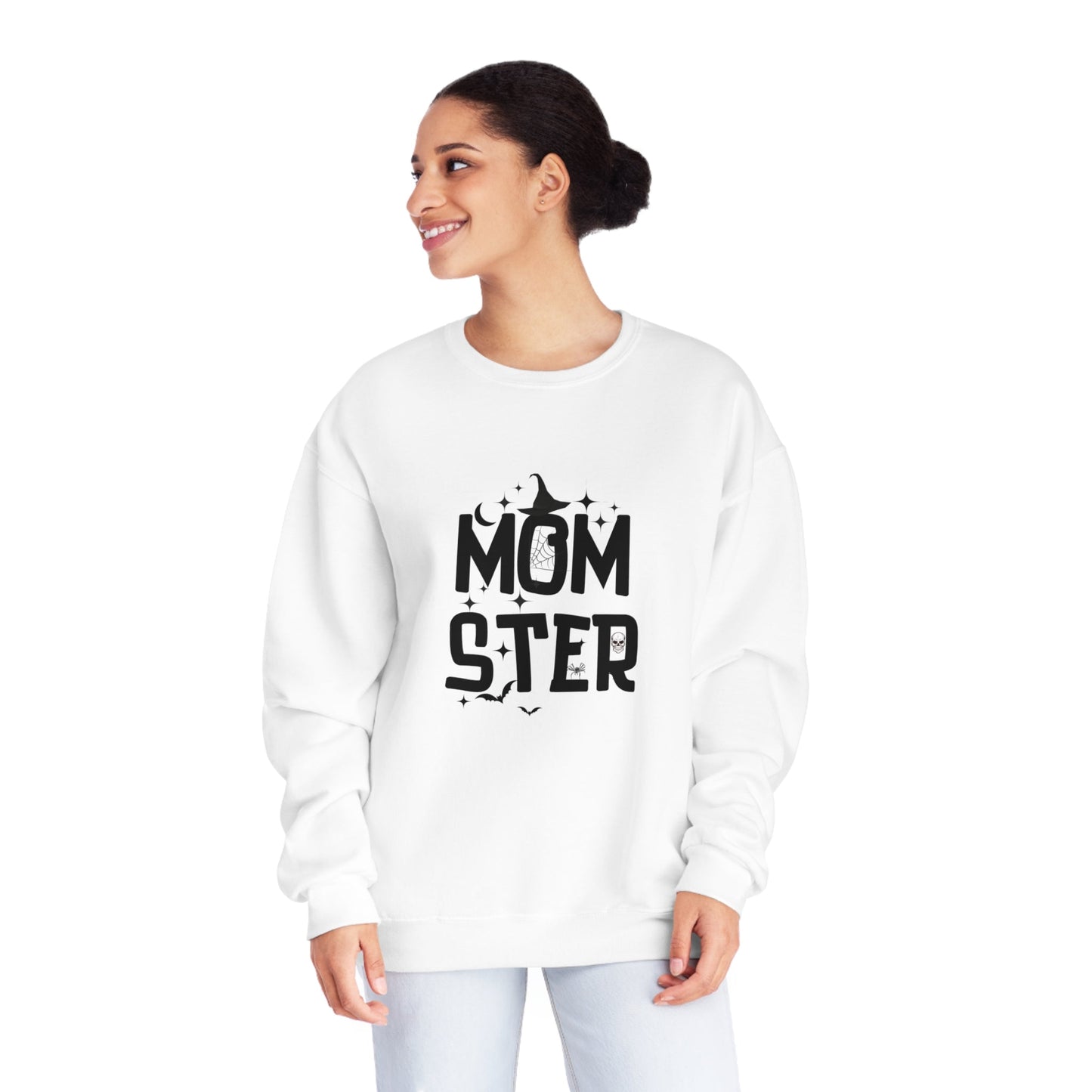 Get trendy with Momster Crewneck Sweatshirt - Sweatshirt available at Good Gift Company. Grab yours for $28 today!