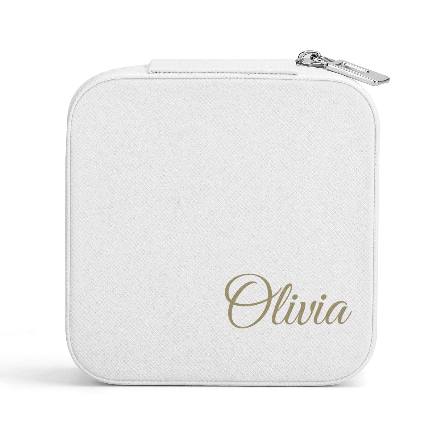Get trendy with Personalized Square Jewelry Case Display Box with Zipper -  available at Good Gift Company. Grab yours for $10.98 today!