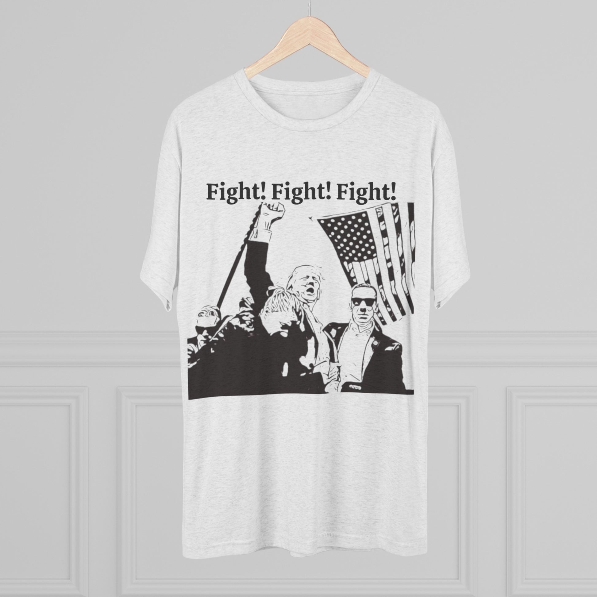 Get trendy with Trump T shirt:  Fight ! Fight! Fight! - T-Shirt available at Good Gift Company. Grab yours for $24.95 today!