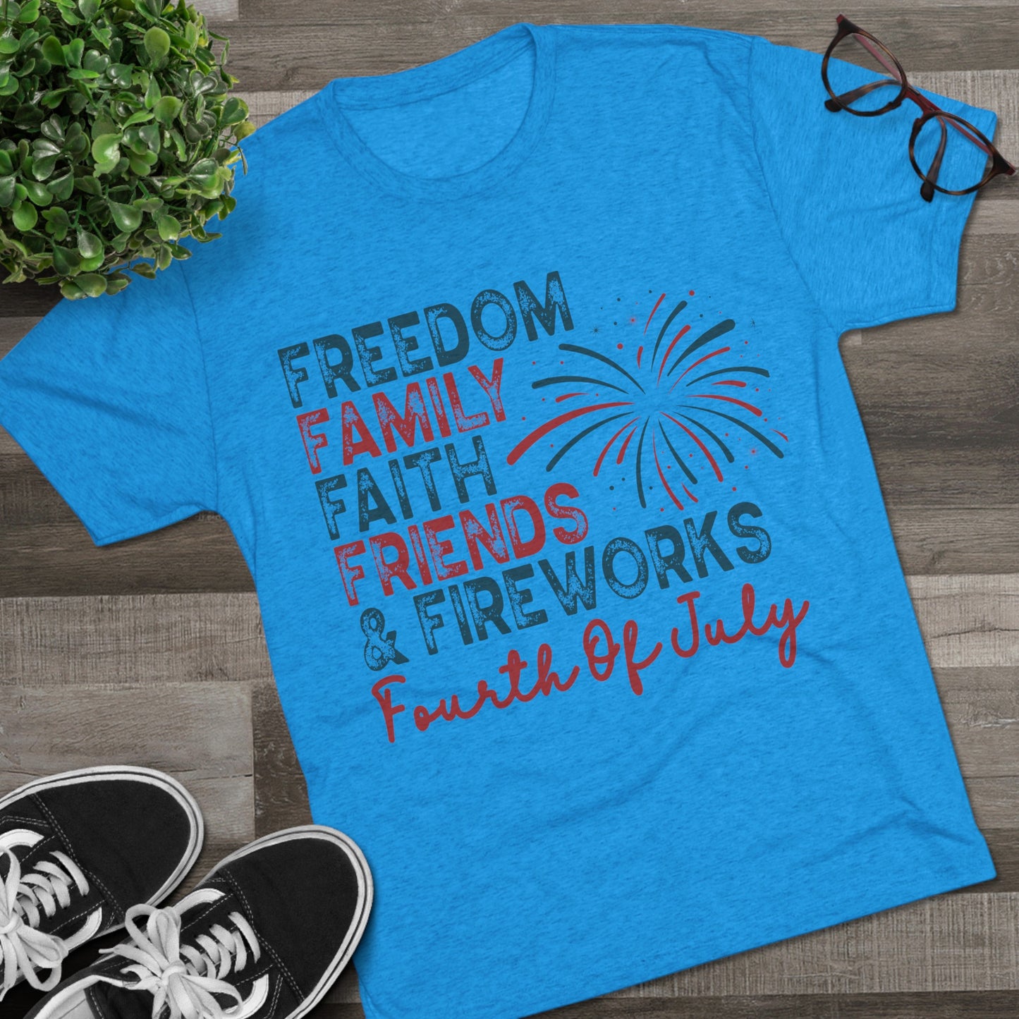 Get trendy with Freedom, Family " Unisex Tri-Blend Crew Tee - T-Shirt available at Good Gift Company. Grab yours for $21.88 today!