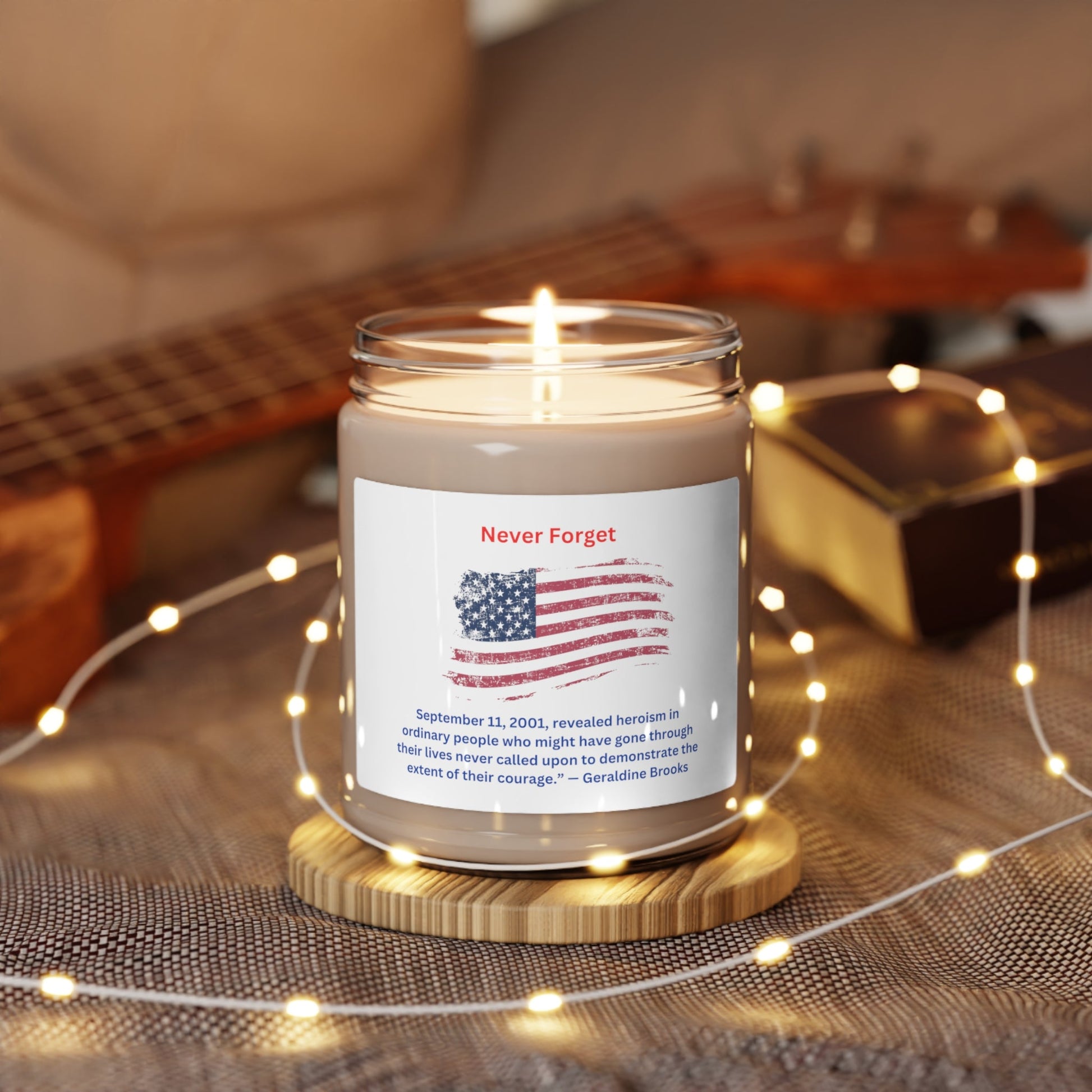 Get trendy with Apple Harvest Scented Soy Candle, 9oz  In remembrance of September 11 - Home Decor available at Good Gift Company. Grab yours for $16 today!