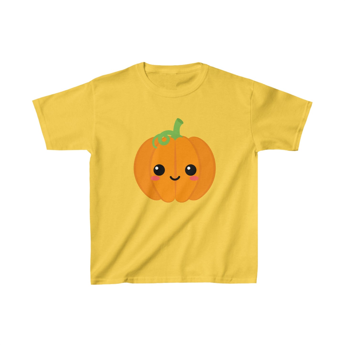 Halloween | Kids' Smiling Pumpkin T-Shirt | Cute & Comfy Halloween Tee in Multiple Colors