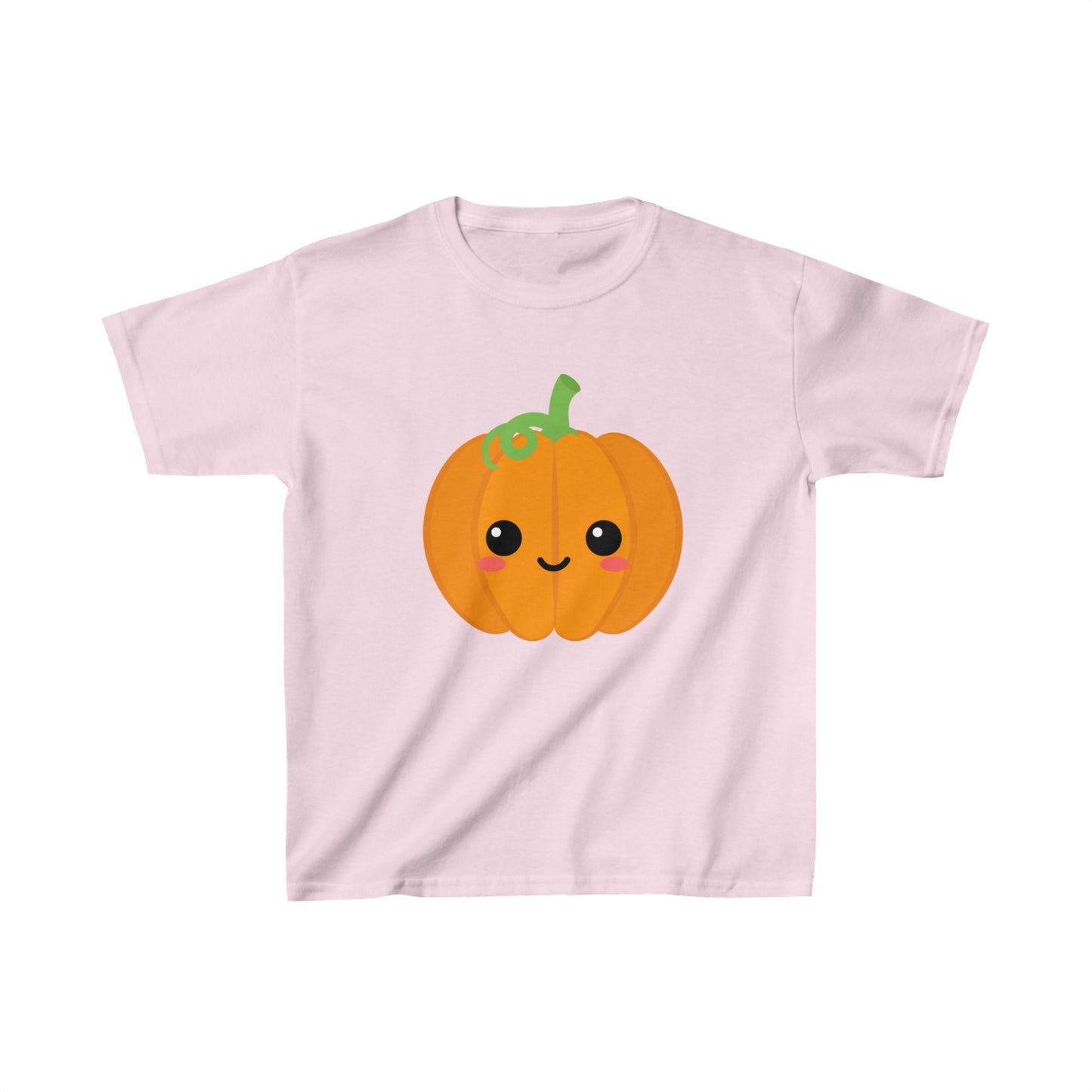 Halloween | Kids' Smiling Pumpkin T-Shirt | Cute & Comfy Halloween Tee in Multiple Colors