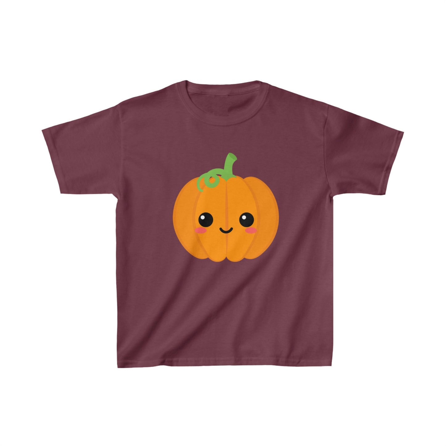 Halloween | Kids' Smiling Pumpkin T-Shirt | Cute & Comfy Halloween Tee in Multiple Colors