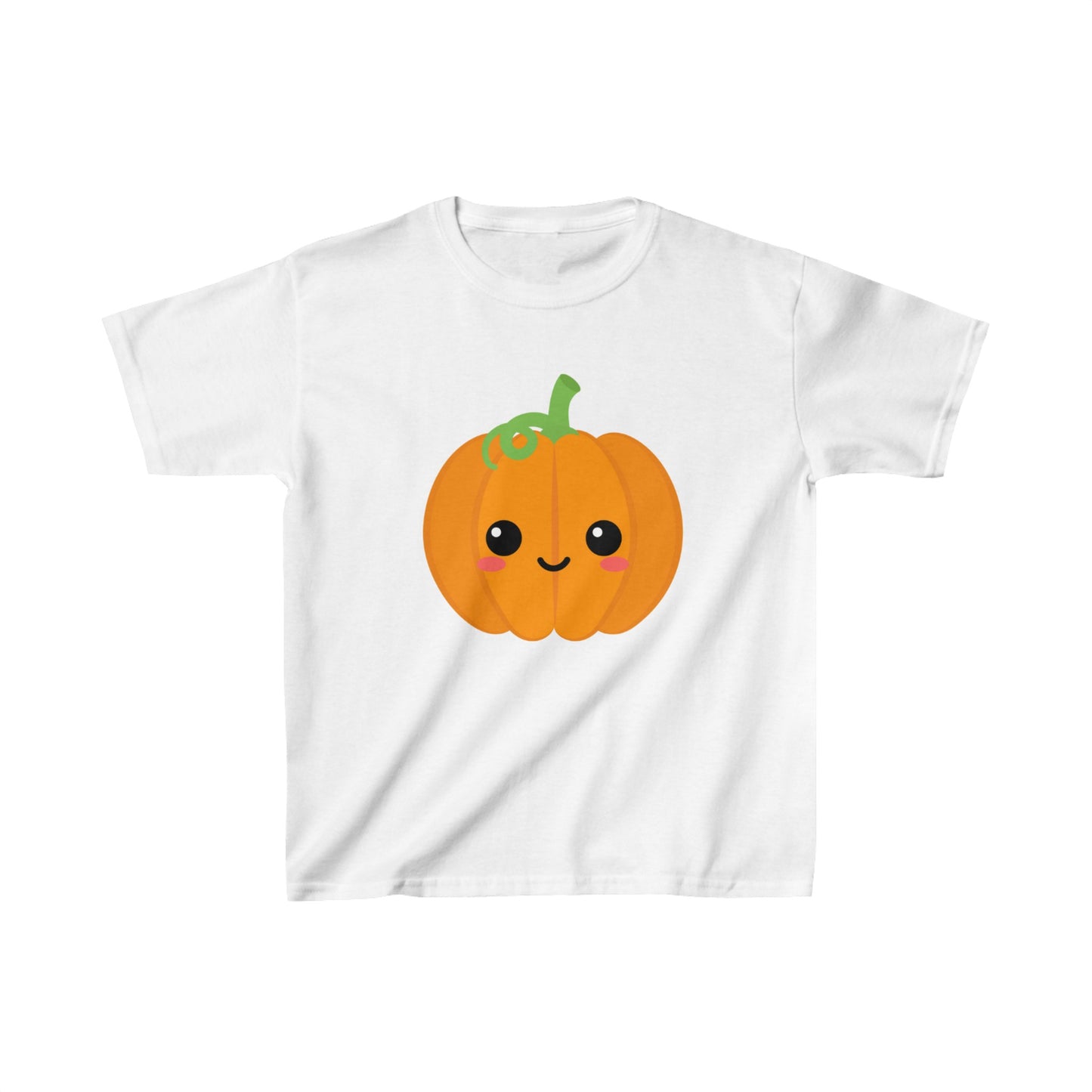 Halloween | Kids' Smiling Pumpkin T-Shirt | Cute & Comfy Halloween Tee in Multiple Colors