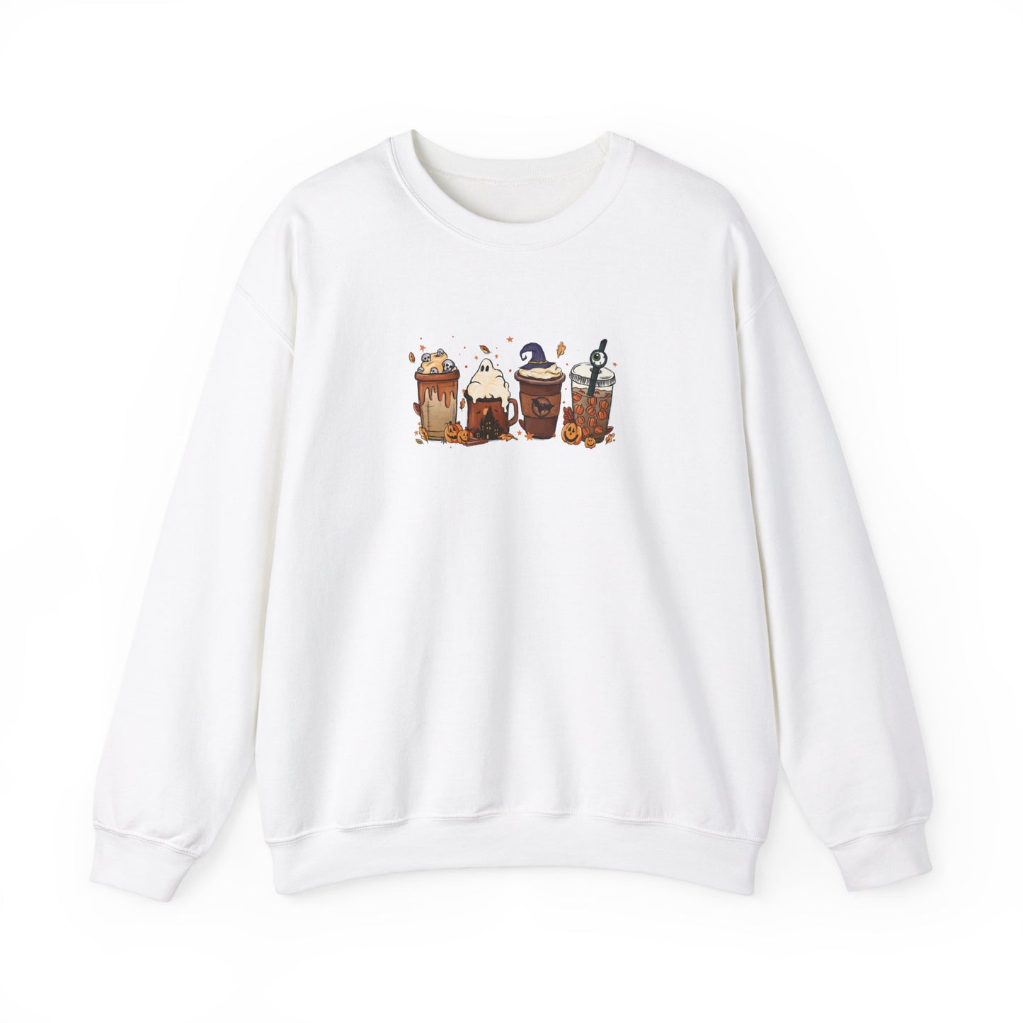 Spooky Coffee Halloween Sweatshirt – Perfect for Fall