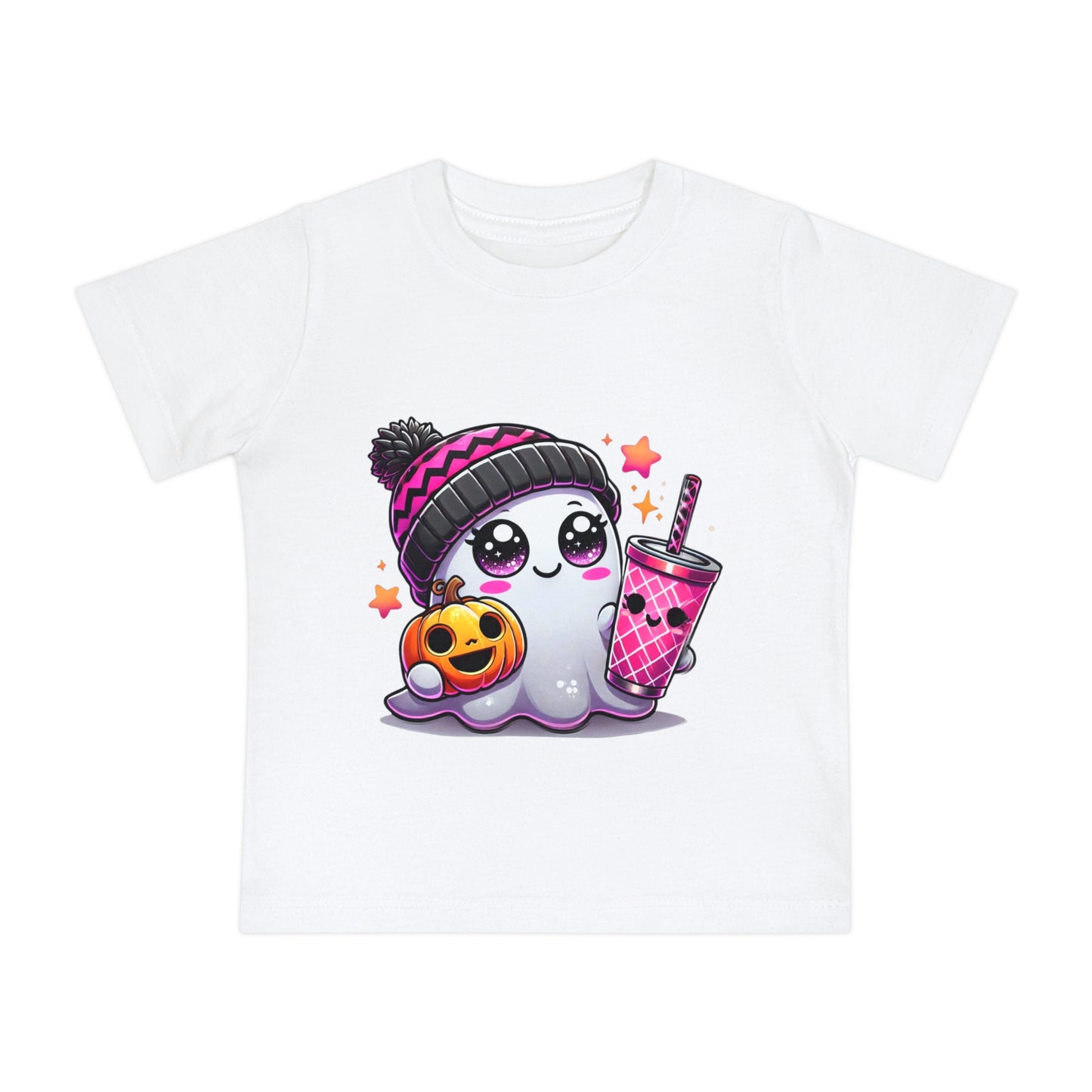 Adorable Halloween Ghost Baby T-Shirt: Perfect for Your Little Trick-or-Treater