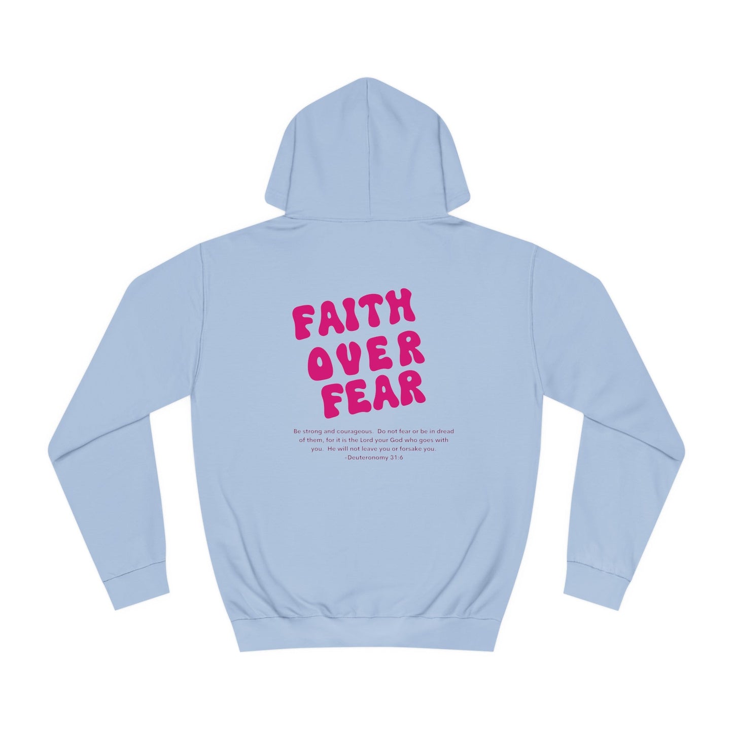 Get trendy with Faith over Fear Sweatshirt - Hoodie available at Good Gift Company. Grab yours for $32.98 today!