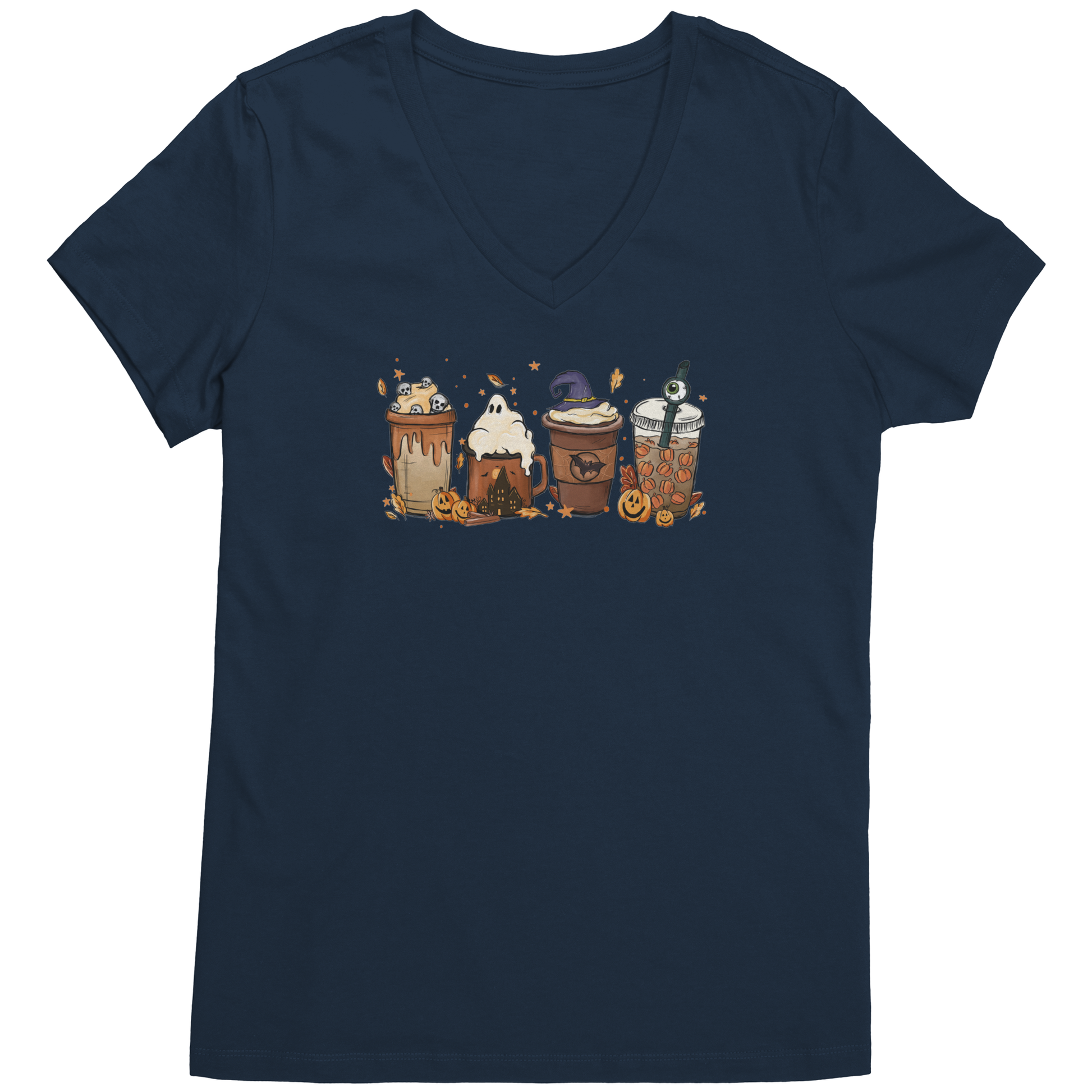 Get trendy with Spooky Coffees Halloween/Fall T Shirt -  available at Good Gift Company. Grab yours for $19.99 today!