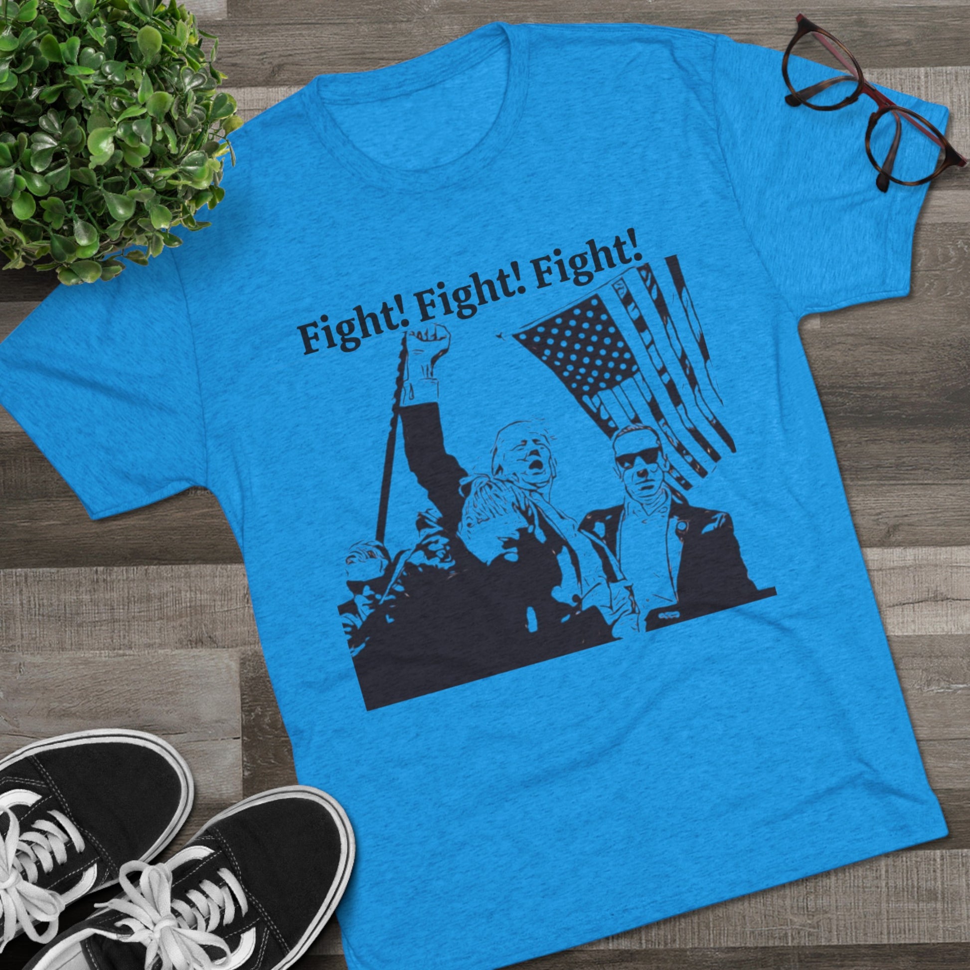 Get trendy with Trump T shirt:  Fight ! Fight! Fight! - T-Shirt available at Good Gift Company. Grab yours for $24.95 today!