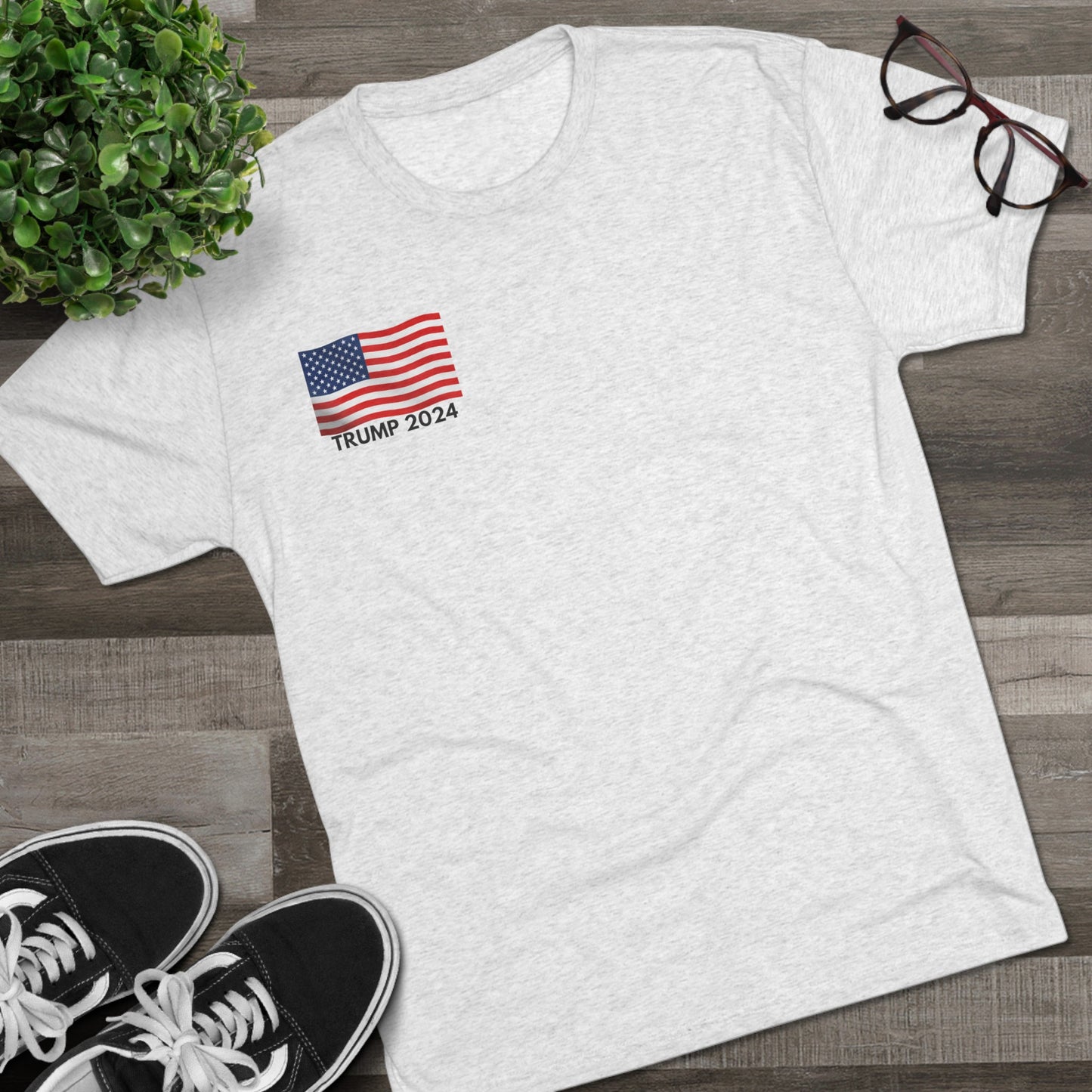 Get trendy with Show Your Defiance with the "You Missed, Bitches!" Trump 2024 Tri-Blend T-Shirt - T-Shirt available at Good Gift Company. Grab yours for $24.95 today!