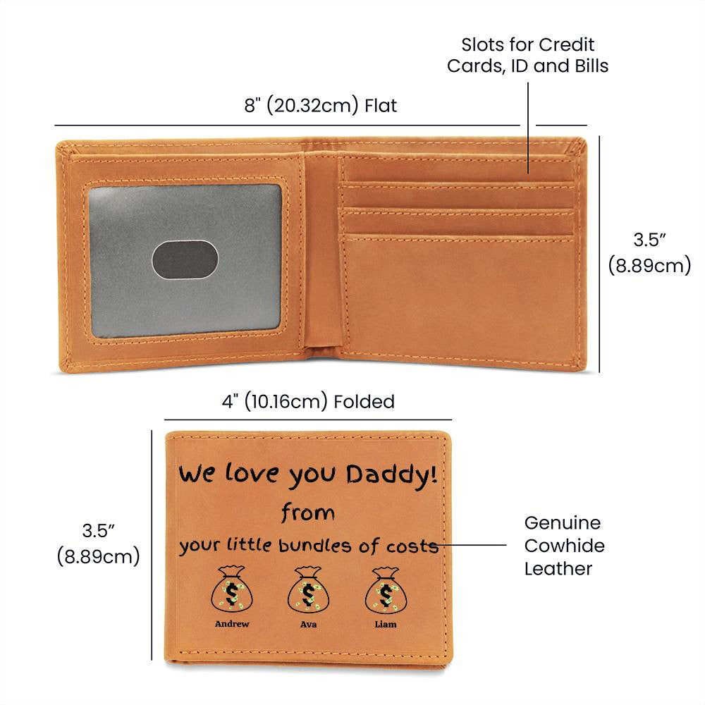 Get trendy with Little Bundles of Costs Graphic Leather Wallet -  available at Good Gift Company. Grab yours for $44.95 today!