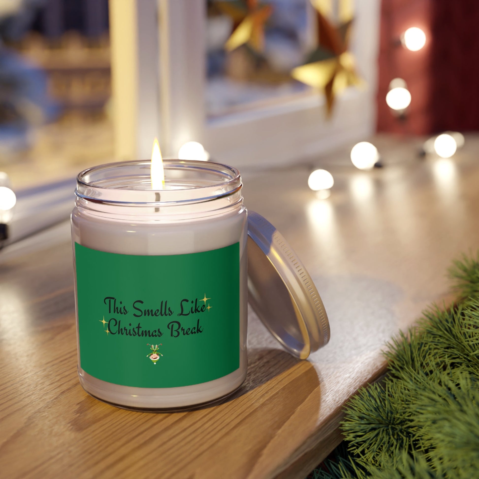 Get trendy with Comfort Spice Candle "This Smells Like Christmas Break" - Home Decor available at Good Gift Company. Grab yours for $15.25 today!