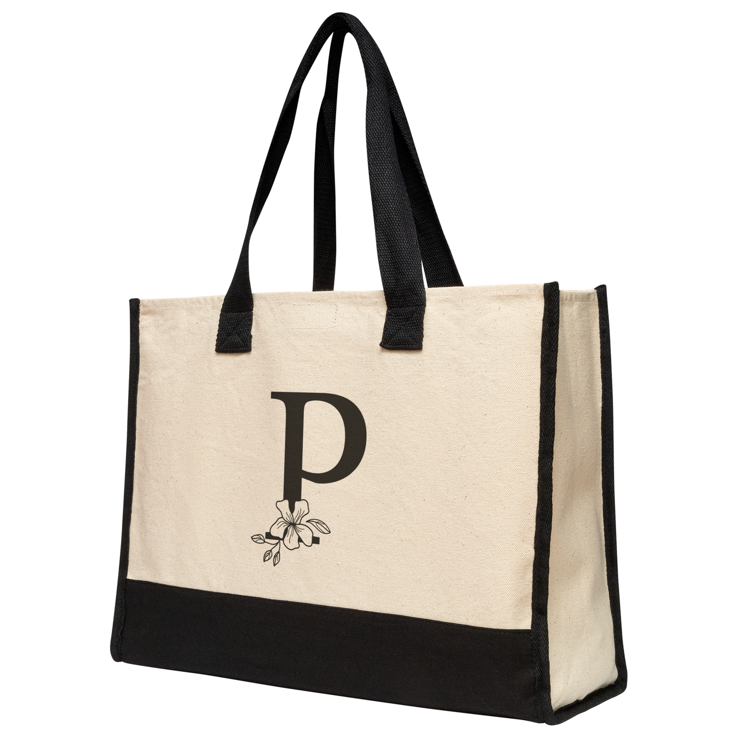 Gift for her| Personalized Initial Canvas Tote Bag – Your New Go-To Bag!