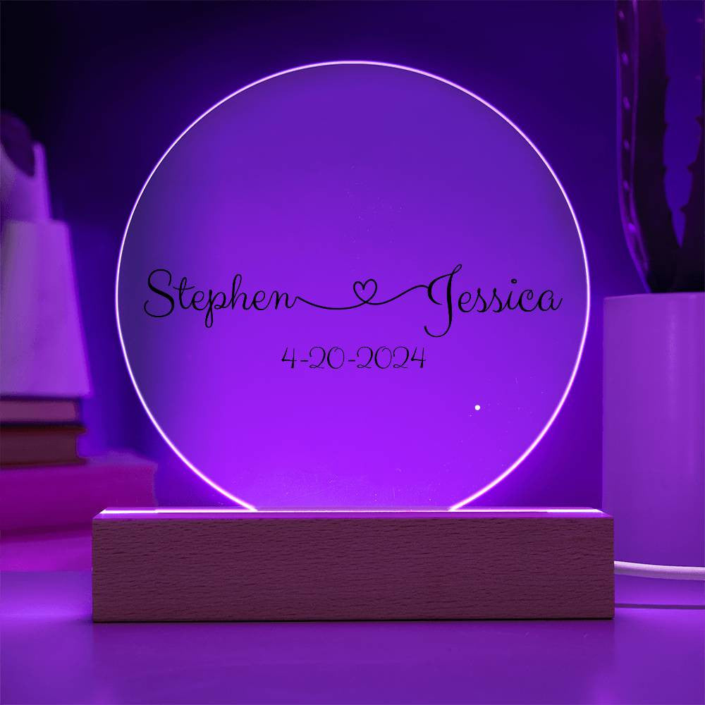 Get trendy with Lovers Night Light -  available at Good Gift Company. Grab yours for $39.95 today!