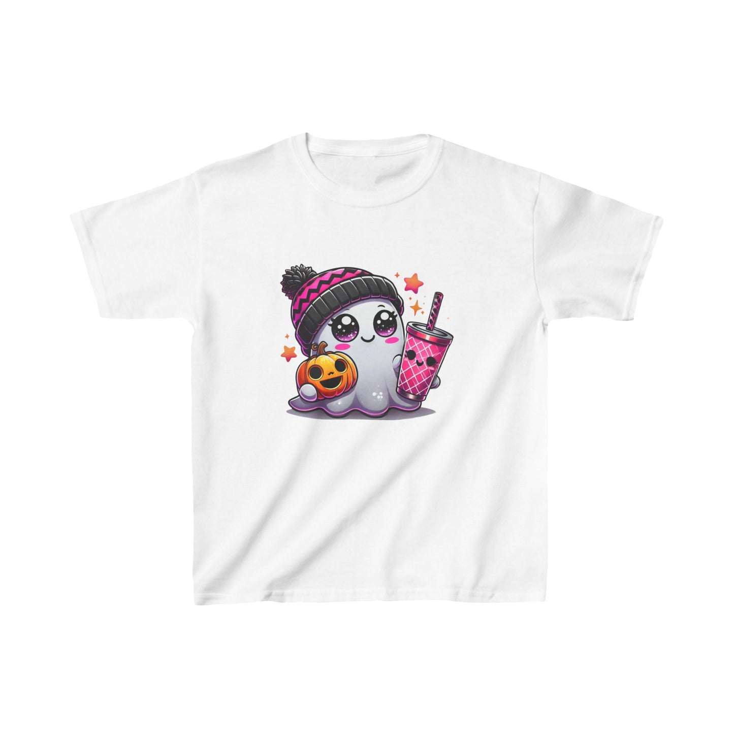 Adorable Halloween Ghost Children's T-Shirt: Perfect for Spooky Fun