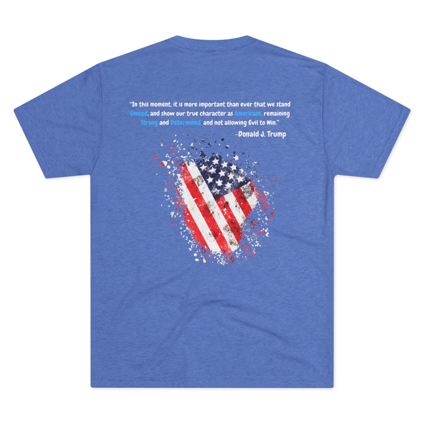 Get trendy with High-Quality "Make America Great Again" T-Shirt with Trump's Inspiring Quote (White text on dark fabric version) - T-Shirt available at Good Gift Company. Grab yours for $24.99 today!