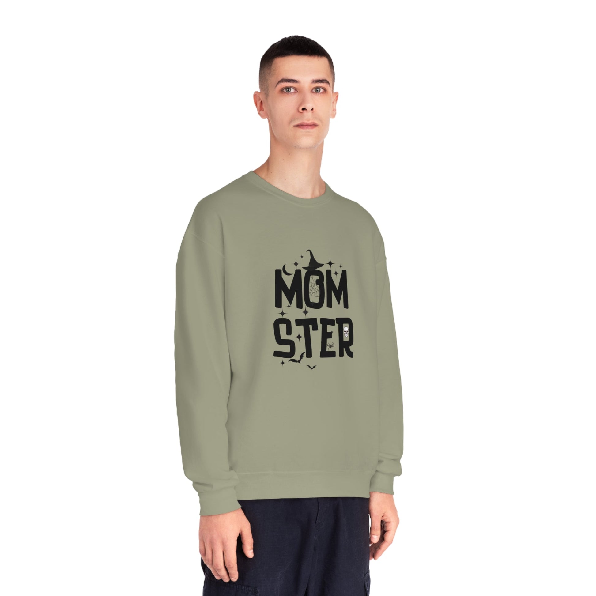 Get trendy with Momster Crewneck Sweatshirt - Sweatshirt available at Good Gift Company. Grab yours for $28 today!