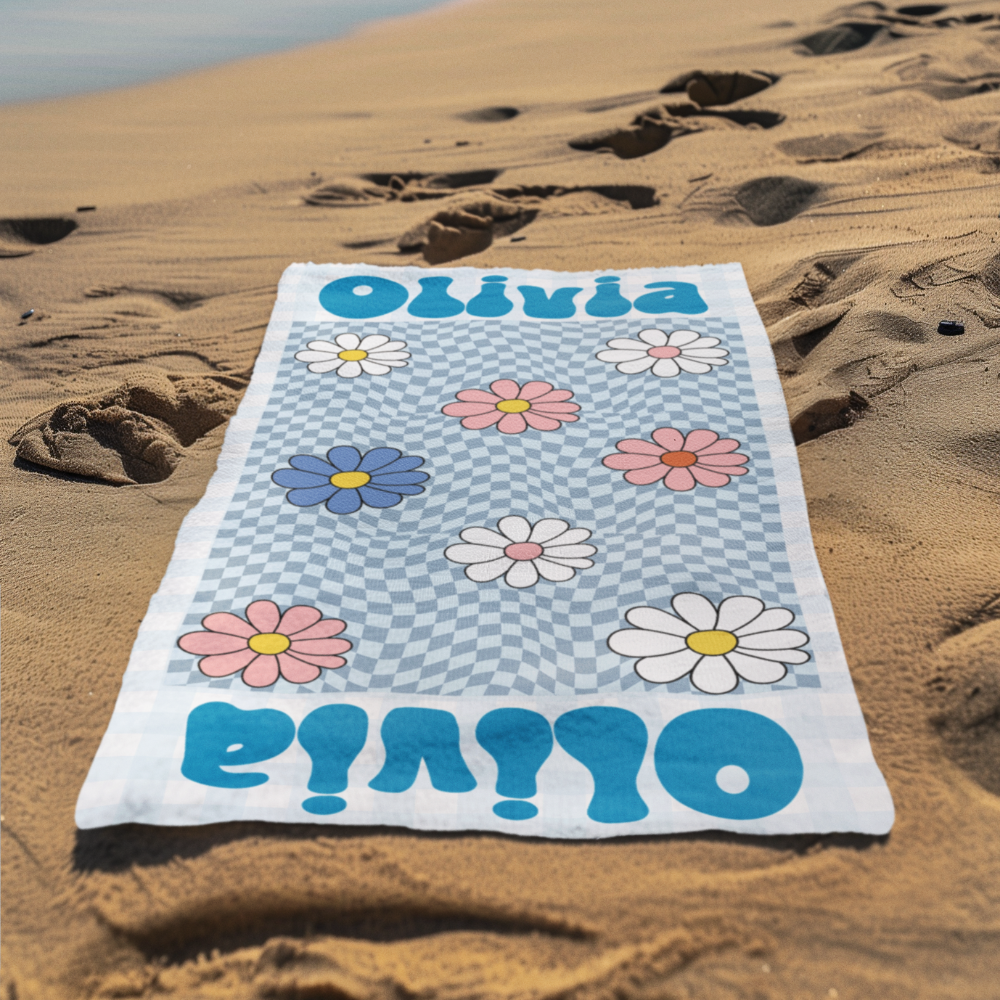 Quick-Dry Beach Towel – Sand-Free & Lightweight for Travel, Pool, & Vacations
