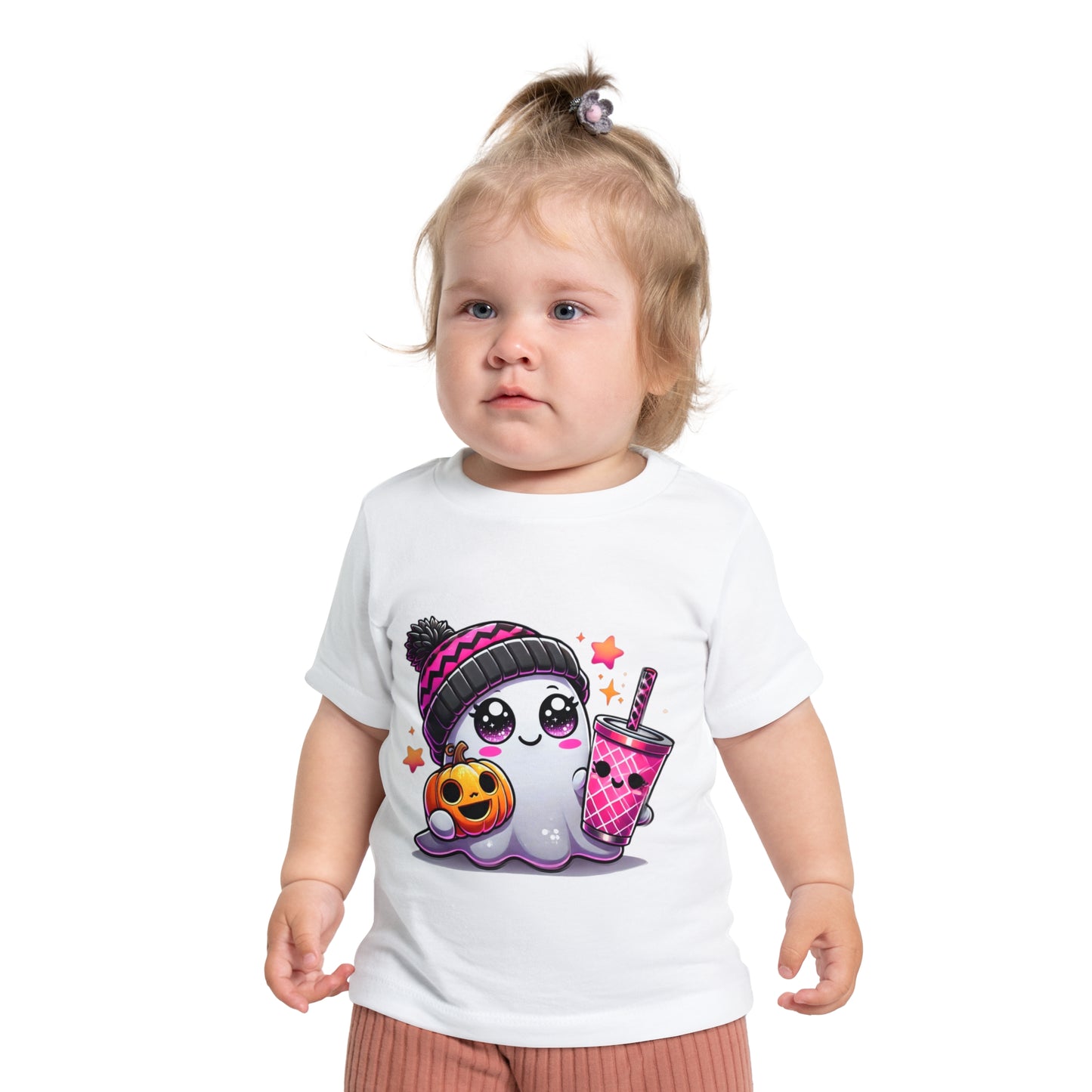 Adorable Halloween Ghost Baby T-Shirt: Perfect for Your Little Trick-or-Treater