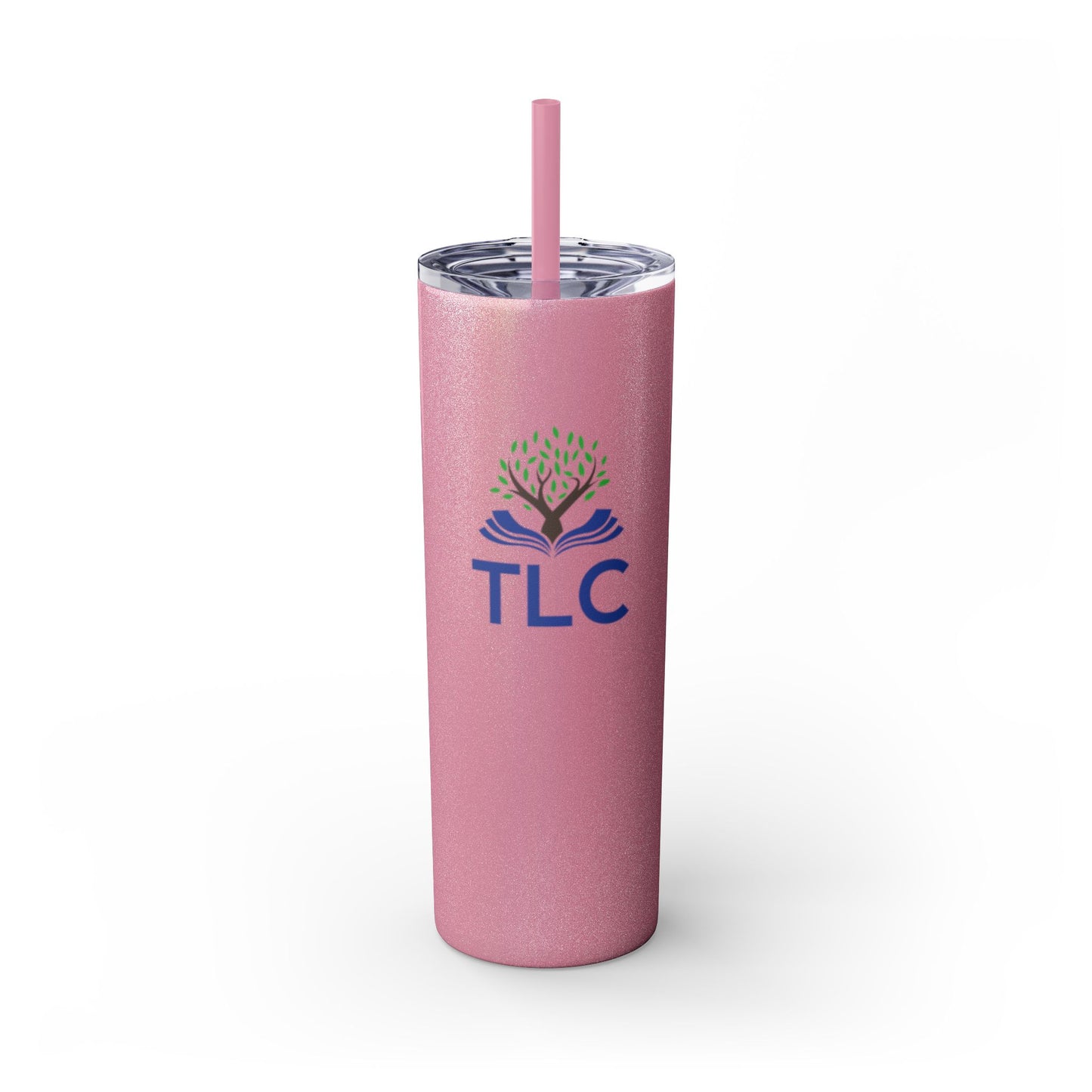 TLC Skinny Tumbler with Straw, 20oz