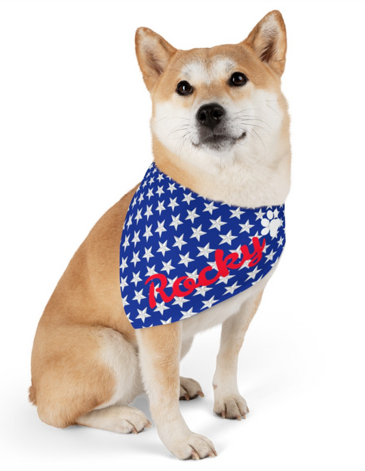 Get trendy with 4th of July Pet Bandana Collar -  available at Good Gift Company. Grab yours for $20.14 today!