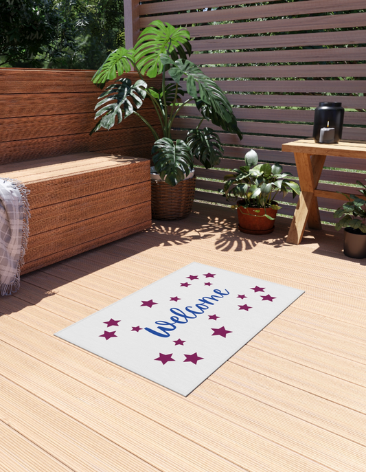 Get trendy with Patriotic Outdoor Rug - Home Decor available at Good Gift Company. Grab yours for $26.99 today!