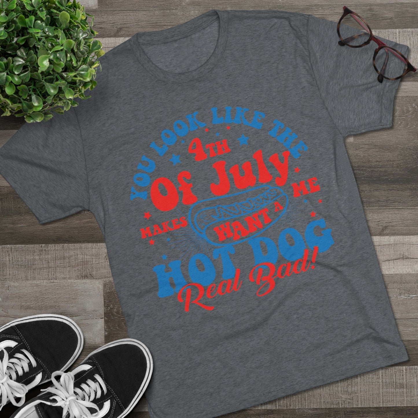 Get trendy with You Look Like the Fourth of July!  Tri-Blend Crew Tee - T-Shirt available at Good Gift Company. Grab yours for $21.88 today!