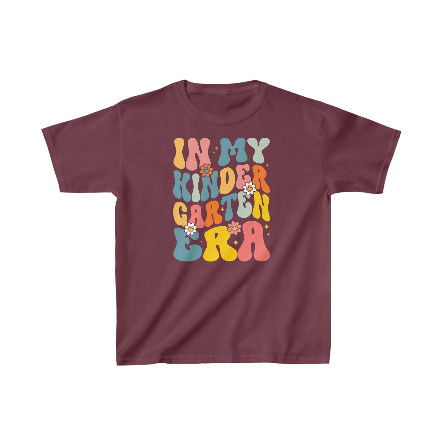 Get trendy with In My Kindergarten Era Back to School T Shirt - Kids clothes available at Good Gift Company. Grab yours for $12.50 today!