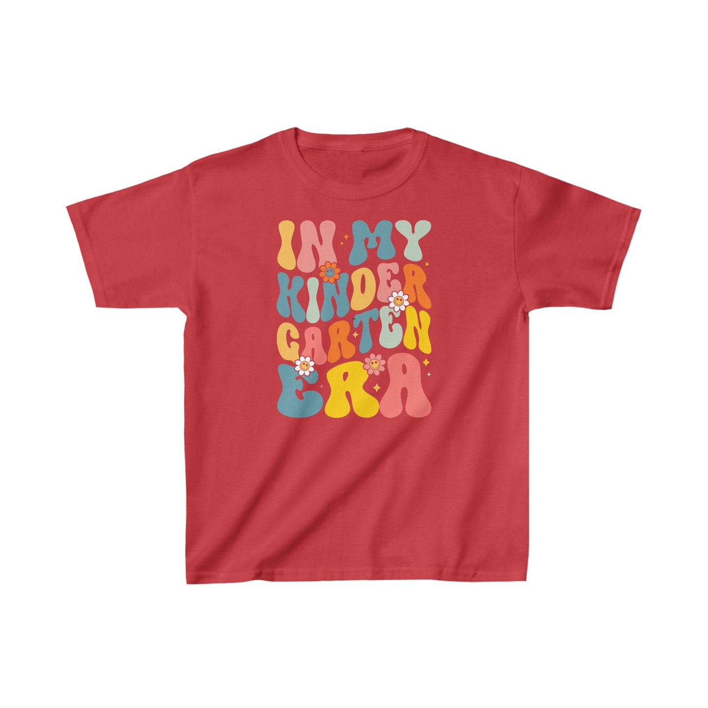 Get trendy with In My Kindergarten Era Back to School T Shirt - Kids clothes available at Good Gift Company. Grab yours for $12.50 today!