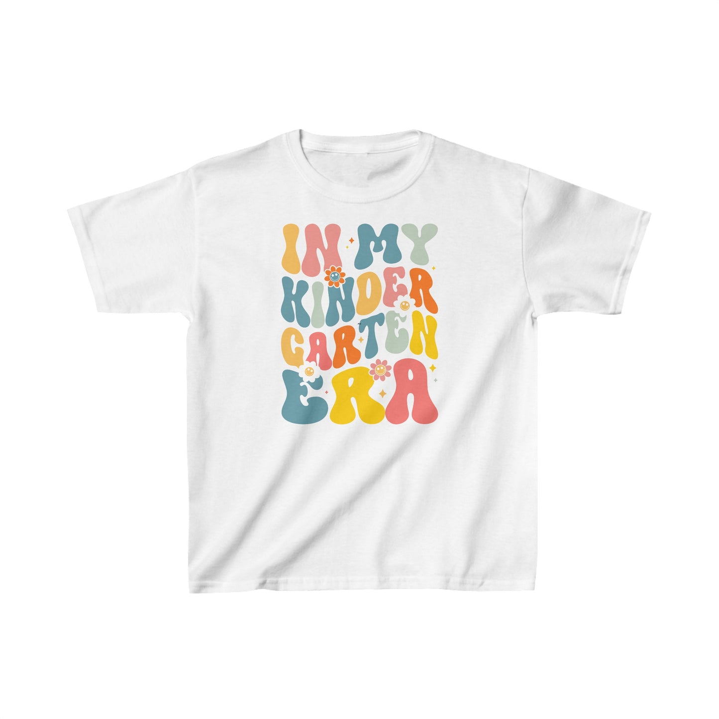 Get trendy with In My Kindergarten Era Back to School T Shirt - Kids clothes available at Good Gift Company. Grab yours for $12.50 today!