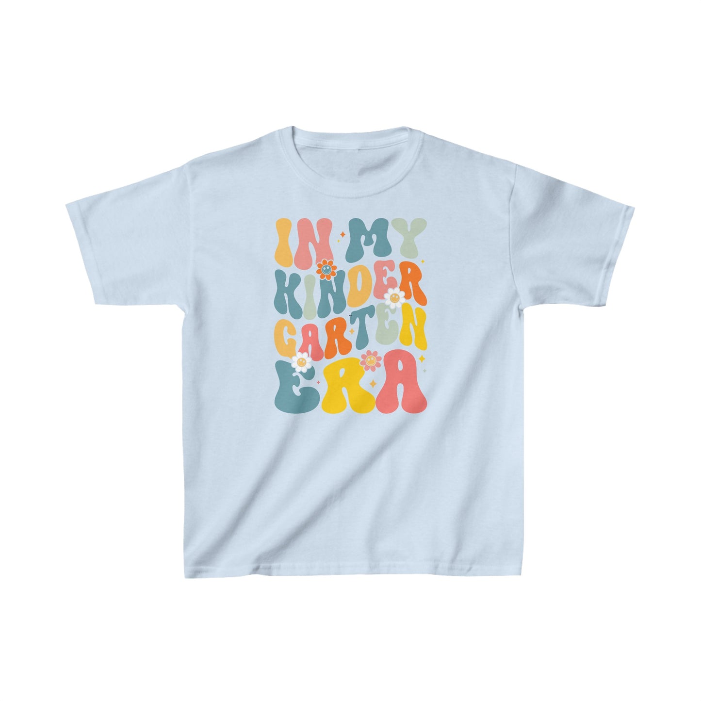 Get trendy with In My Kindergarten Era Back to School T Shirt - Kids clothes available at Good Gift Company. Grab yours for $12.50 today!