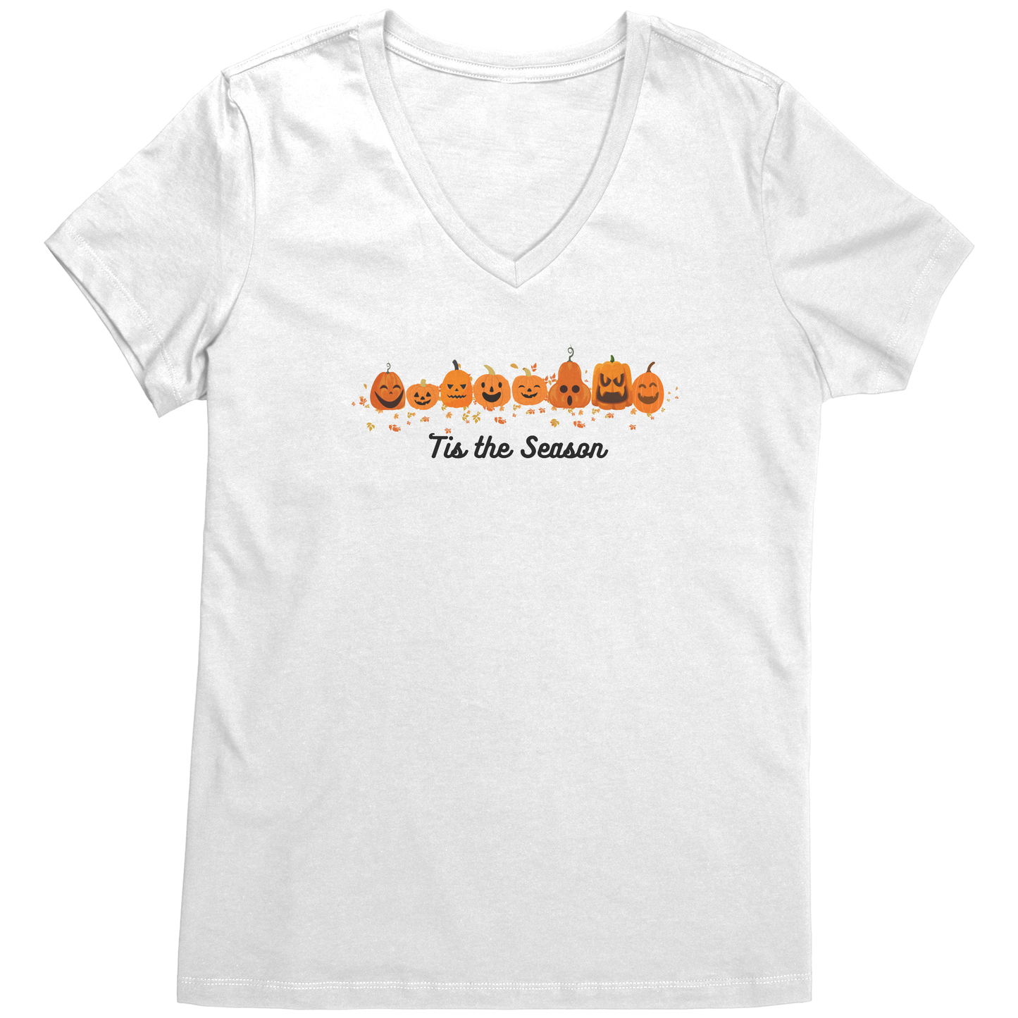 "Tis the Season" Halloween T-Shirt – Cute Jack-o'-Lanterns Design