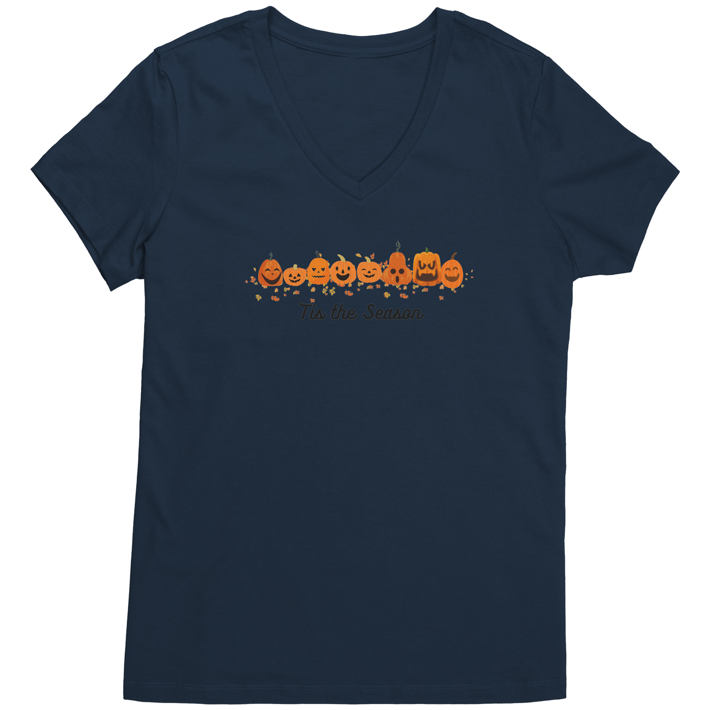 "Tis the Season" Halloween T-Shirt – Cute Jack-o'-Lanterns Design