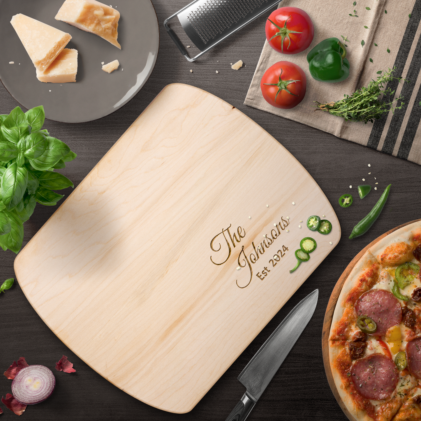 Get trendy with Personalized Charcuterie / Cutting Board -  available at Good Gift Company. Grab yours for $18.50 today!