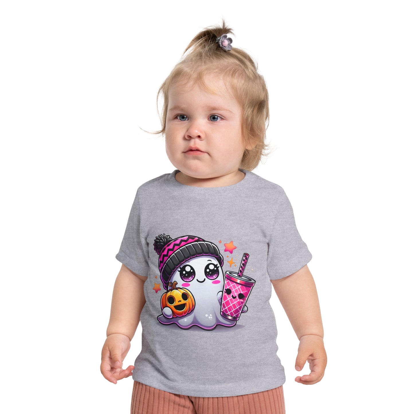 Adorable Halloween Ghost Baby T-Shirt: Perfect for Your Little Trick-or-Treater