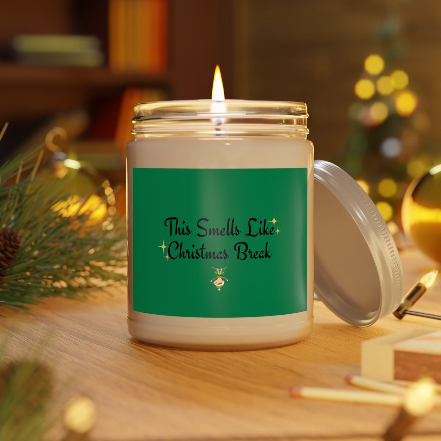 Get trendy with Comfort Spice Candle "This Smells Like Christmas Break" - Home Decor available at Good Gift Company. Grab yours for $15.25 today!