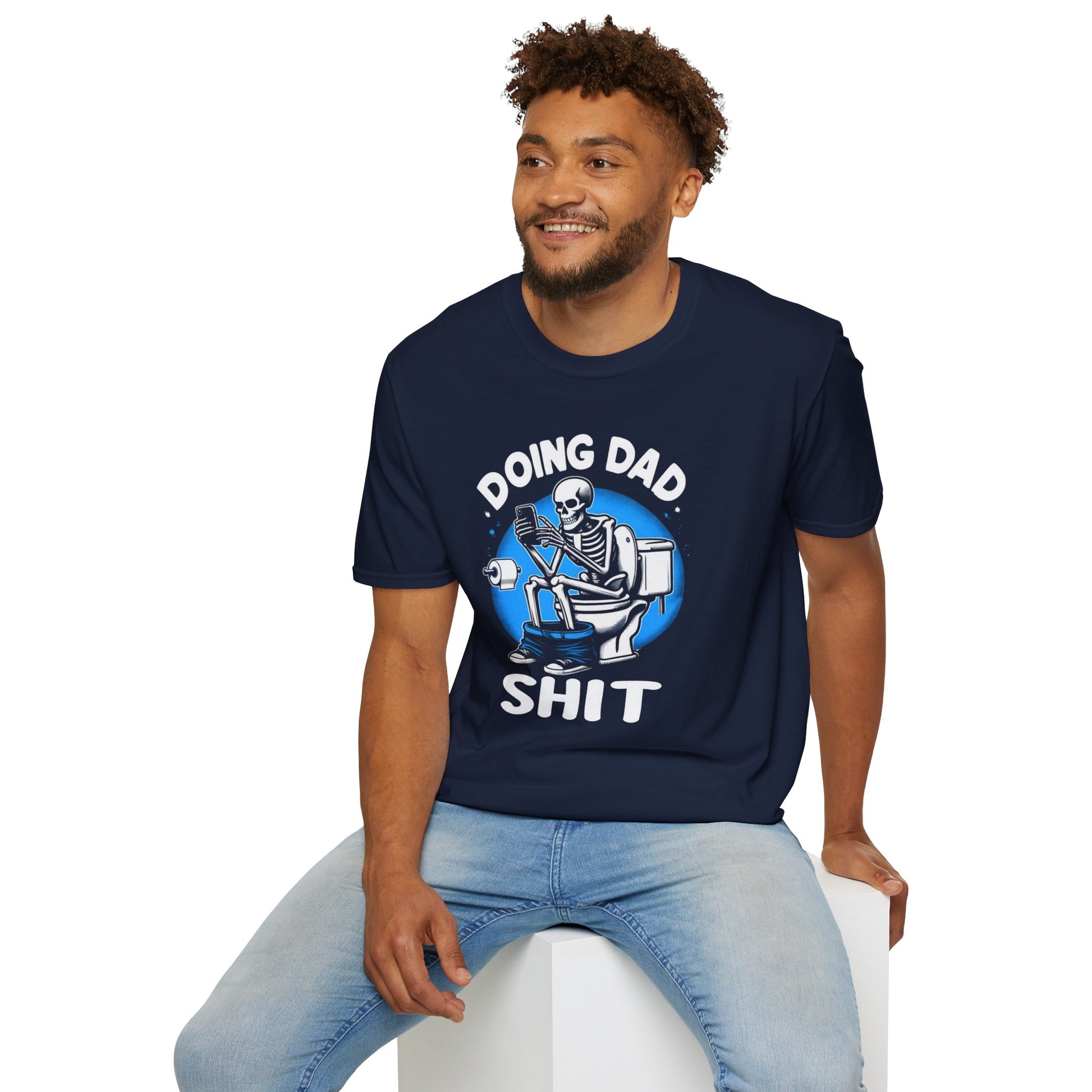 Get trendy with "Doing Dad Shit" Unisex Softstyle T-Shirt - T-Shirt available at Good Gift Company. Grab yours for $18 today!