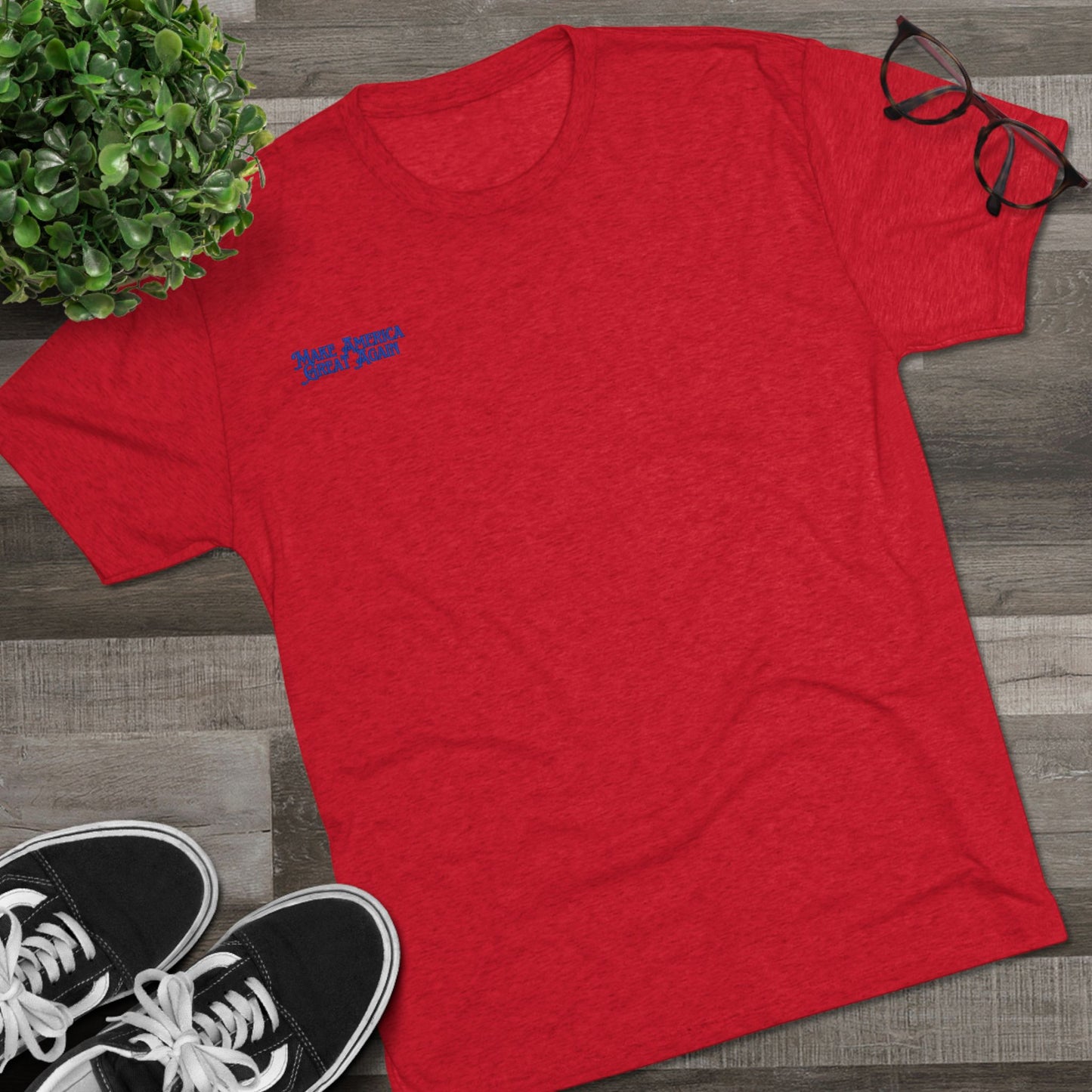 Get trendy with High-Quality "Make America Great Again" T-Shirt with Trump's Inspiring Quote - T-Shirt available at Good Gift Company. Grab yours for $24.95 today!